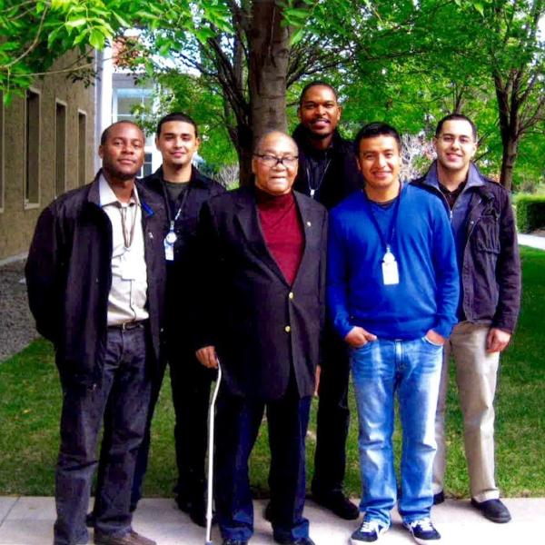 Al Ashley with internship program fellows